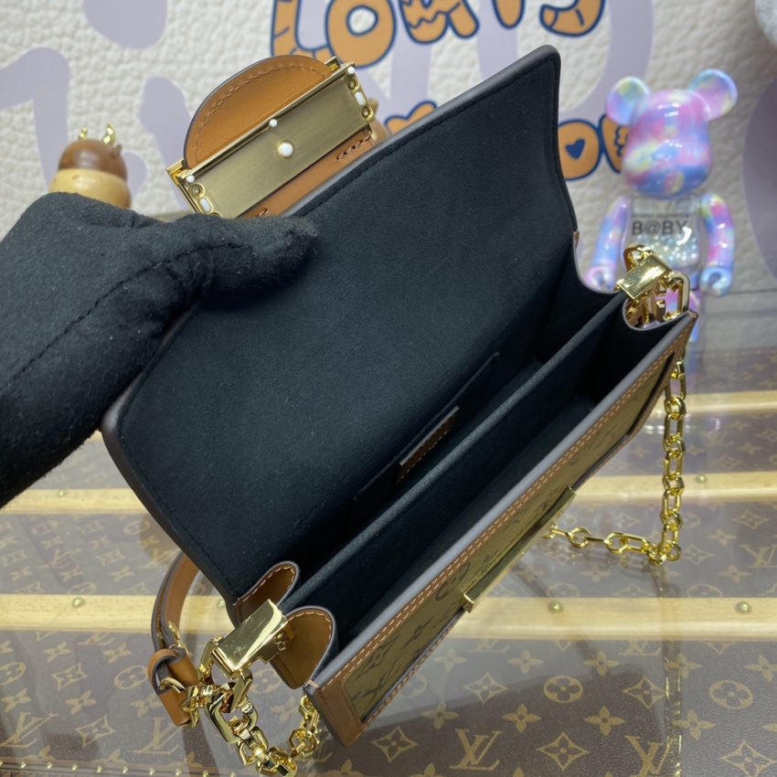 Replica Louis Vuitton Dauphine East West Brown - best-selling designer handbag dupe