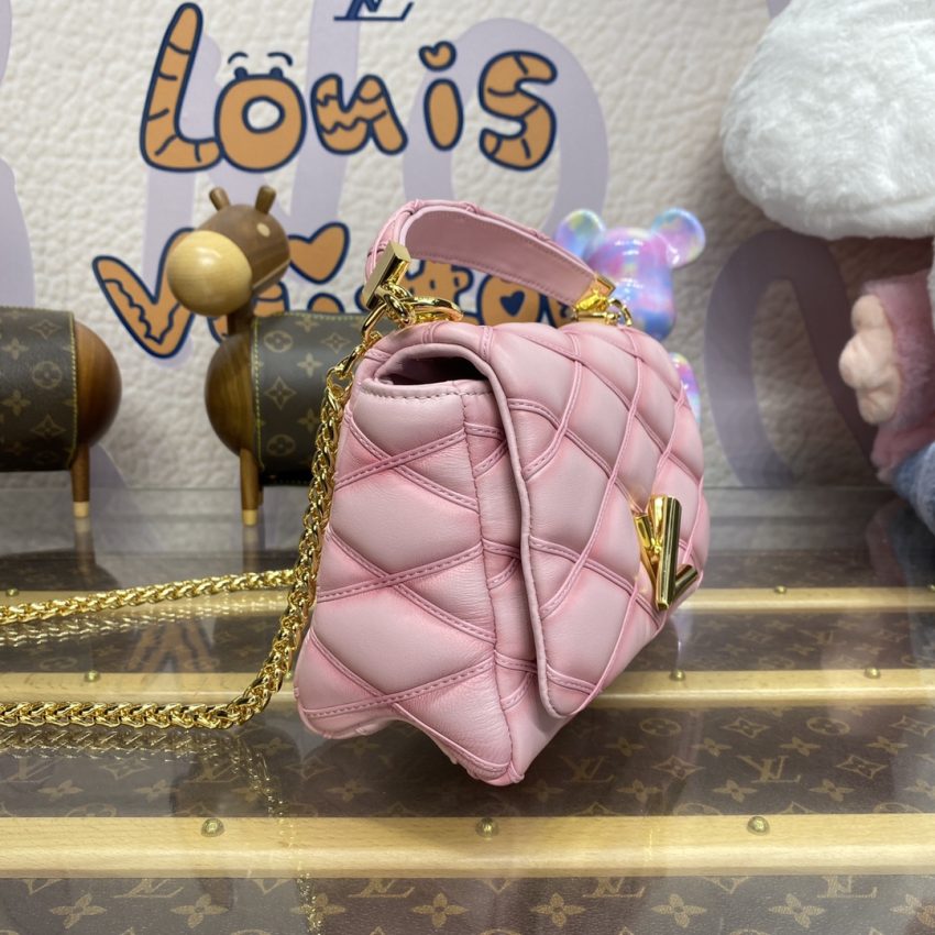 Replica Louis Vuitton Go-14 Pink - premium-grade designer purse dupe