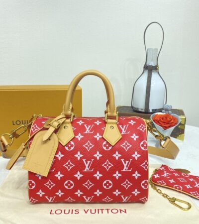 Replica Louis Vuitton Speedy P9 Bandouliere 25 Red - Best Fake Designer Bags