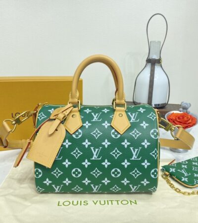 Replica Louis Vuitton Speedy P9 Bandouliere 25 Green - Best Fake Designer Bags