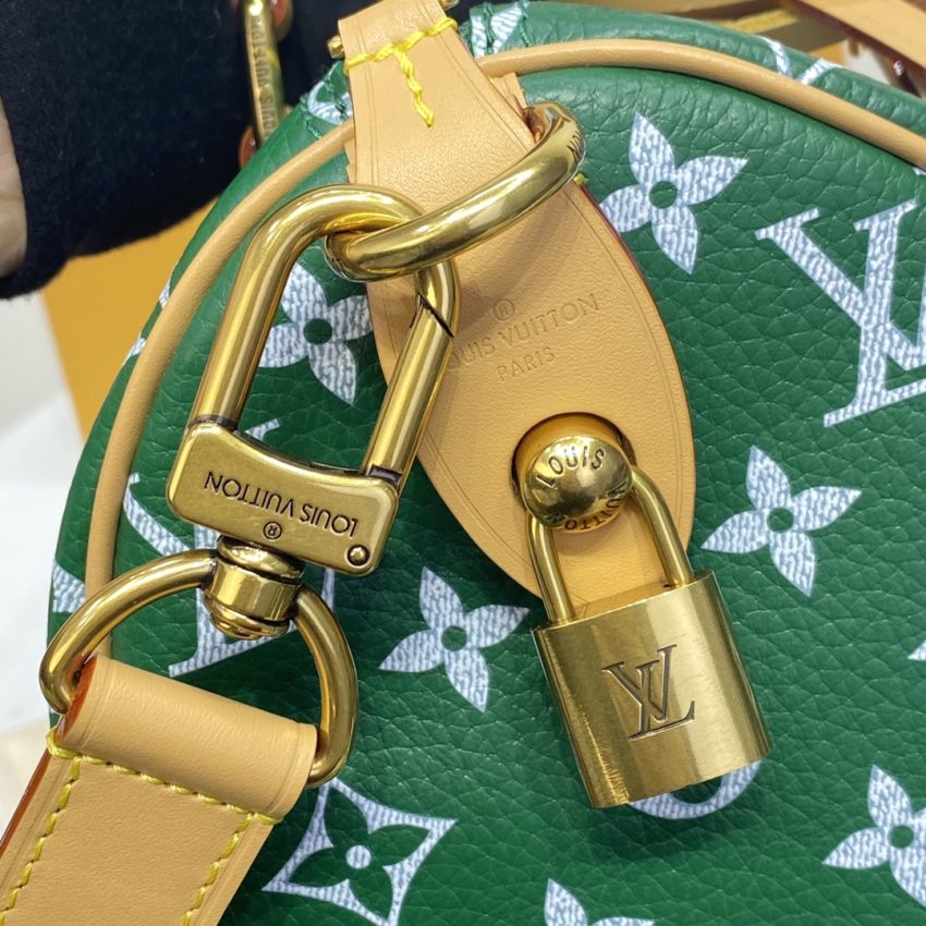 Replica Louis Vuitton Speedy P9 Bandouliere 25 Green 7 Replica Louis Vuitton Speedy P9 Bandouliere 25 Green - top-tier luxury replica shoulder bag