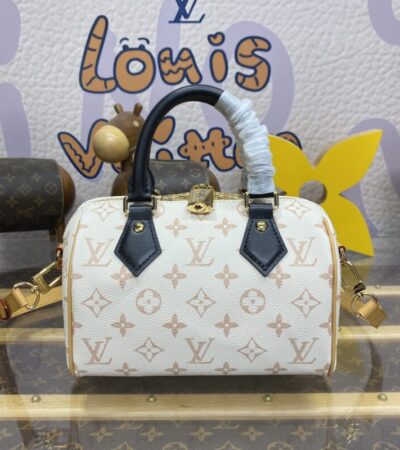 Replica Louis Vuitton Speedy Bandouliere Beige - Best Fake Designer Bags