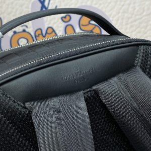 Replica Louis Vuitton Avenue Backpack Black Grid - premium 1:1 fake handbag model