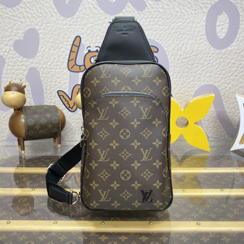Replica Louis Vuitton Avenue Slingbag Brown - authentic-look luxury purse replica