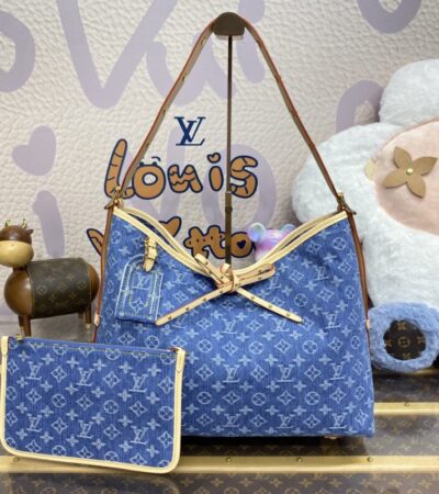Replica Louis Vuitton Carry All MM Denim - Best Fake Designer Bags