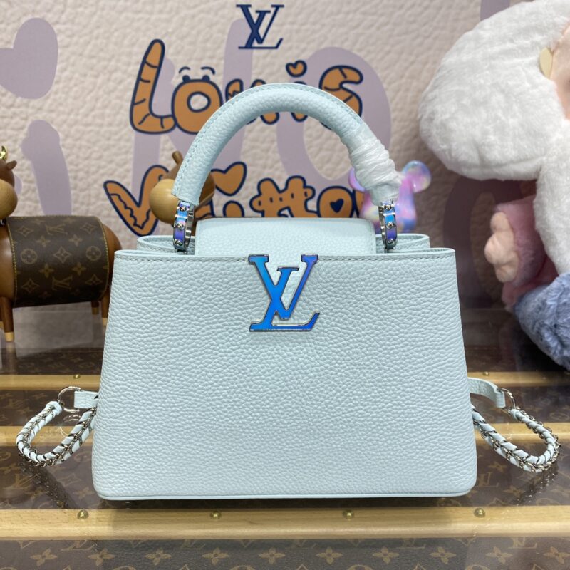 Replica Loius Vuitton Capucines Blue - Best Fake Designer Bags