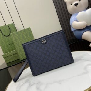Replica Gucci Ophidia Clutch Black - Best Fake Designer Bags