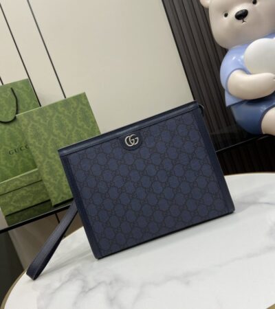 Replica Gucci Ophidia Clutch Black - Best Fake Designer Bags