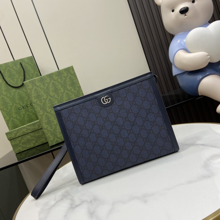 Replica Gucci Ophidia Clutch Black - Best Fake Designer Bags