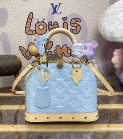 Replica Louis Vuitton Alma BB Light Blue - Best Fake Designer Bags