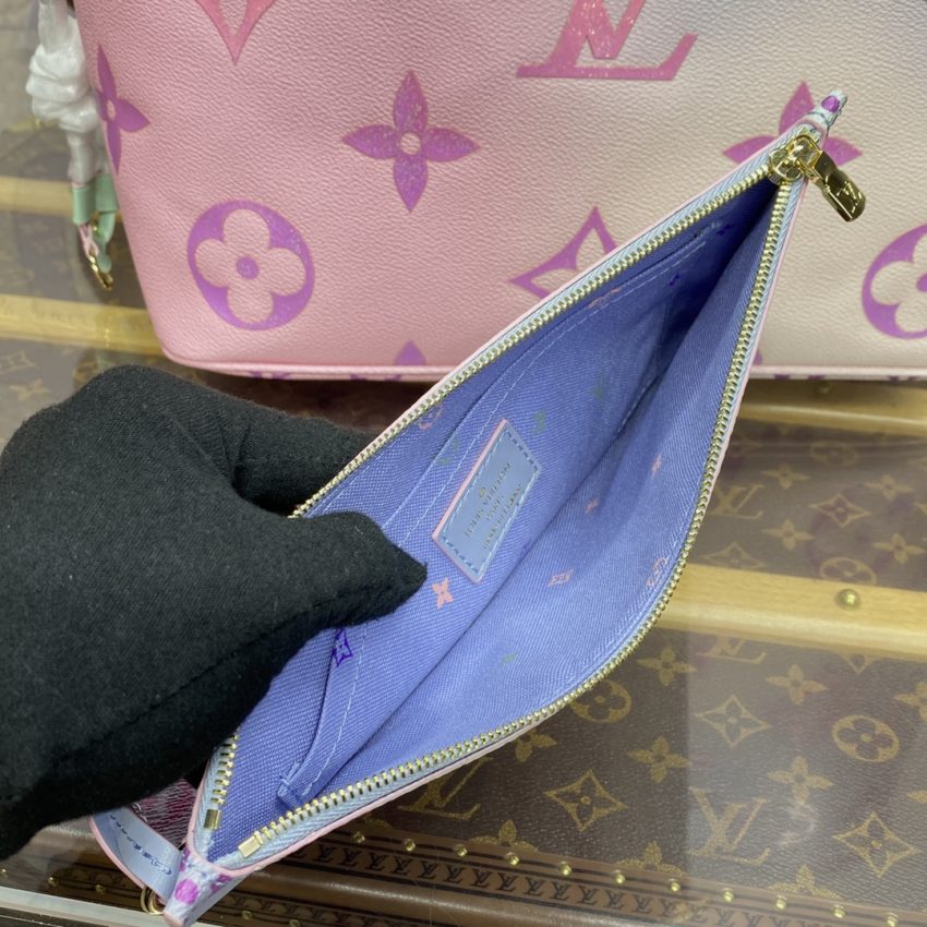 Replica Louis Vuitton Neverfull MM Purple - best-selling designer handbag dupe