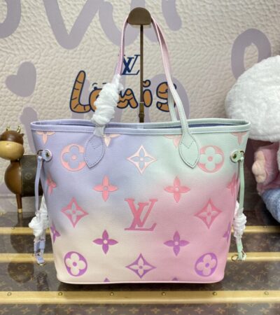 Replica Louis Vuitton Neverfull MM Purple - Best Fake Designer Bags
