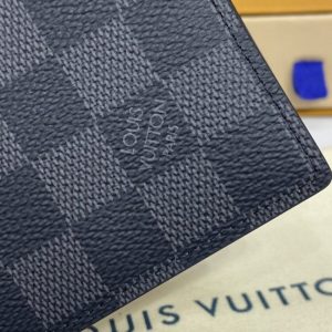 Replica Louis Vuitton Multiple Wallet Black Grid - best-selling designer handbag dupe