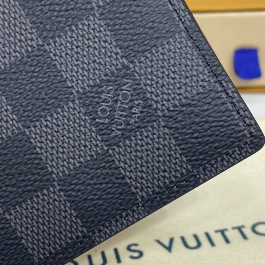 Replica Louis Vuitton Multiple Wallet Black Grid - best-selling designer handbag dupe