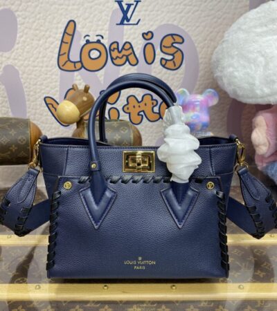 Replica Louis Vuitton On My Side PM Dark Blue - Best Fake Designer Bags
