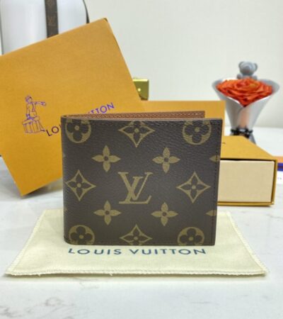 Replica Louis Vuitton Marco Wallet Brown - Best Fake Designer Bags