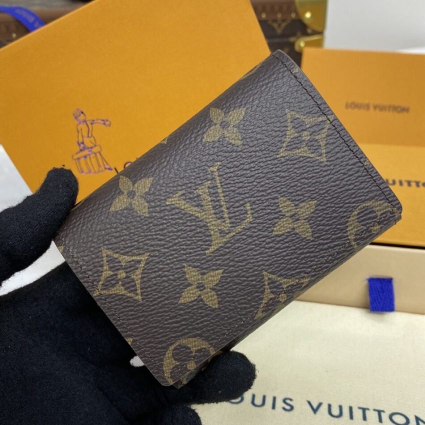 Replica Louis Vuitton Envelope Card Holder Brown - premium-grade designer purse dupe