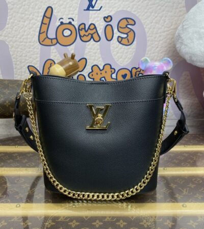 Replica Louis Vuitton Lock and Walk Black - Best Fake Designer Bags