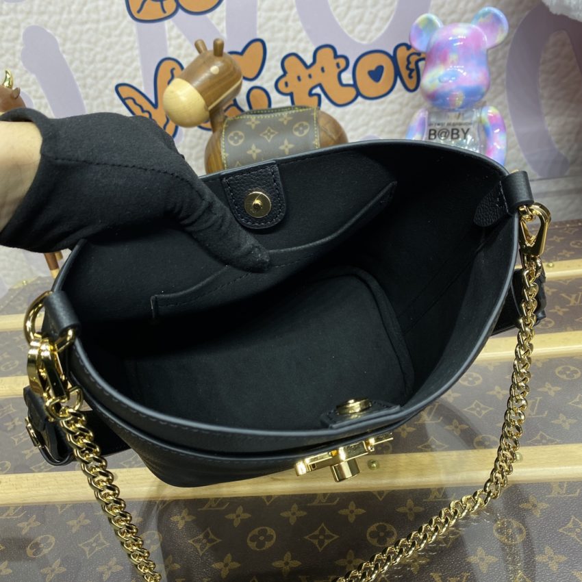 Replica Louis Vuitton Lock and Walk Black 7 Replica Louis Vuitton Lock and Walk Black - best-selling designer handbag dupe