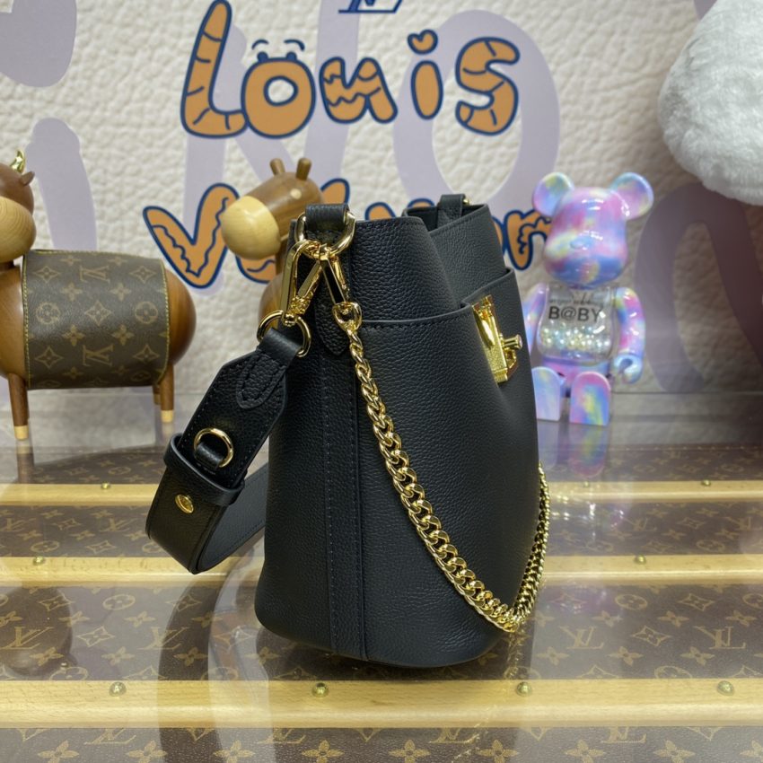Replica Louis Vuitton Lock and Walk Black 8 Replica Louis Vuitton Lock and Walk Black - top-rated replica designer bag