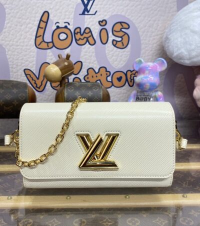Replica Louis Vuitton Twist West Pochette White - Best Fake Designer Bags