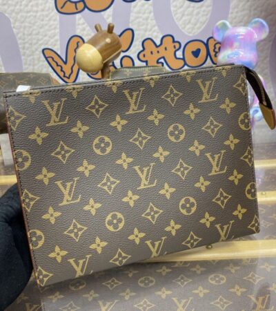 Replica Louis Vuitton Pochette Voyage Canvas Brown - Best Fake Designer Bags