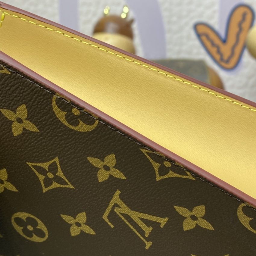 Replica Louis Vuitton Pochette Voyage Canvas Brown - realistic designer-inspired fake bag