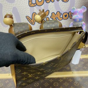 Replica Louis Vuitton Pochette Voyage Canvas Brown - elite superclone designer purse
