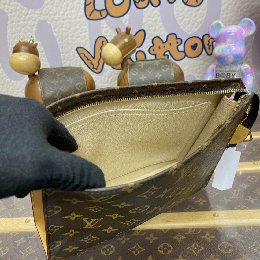 Replica Louis Vuitton Pochette Voyage Canvas Brown - elite superclone designer purse