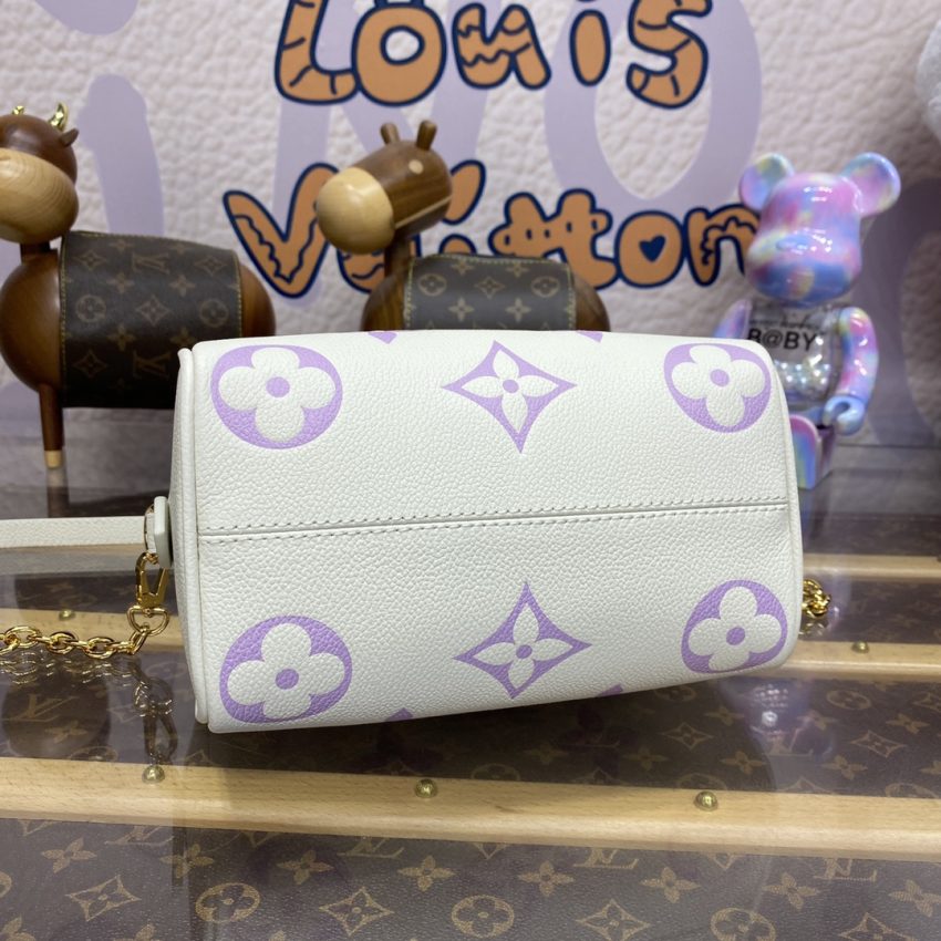 Replica Louis Vuitton Speedy Bandouliere 20 White Purple 3 Replica Louis Vuitton Speedy Bandouliere 20 White Purple - high-quality designer bag clone