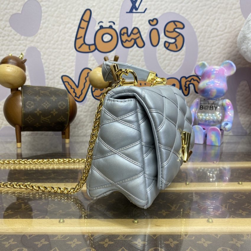 Replica Louis Vuitton Go-14 Silver - high-end fake designer purse