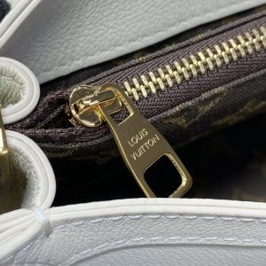Replica Louis Vuitton Dauphine MM White - high-quality designer bag clone