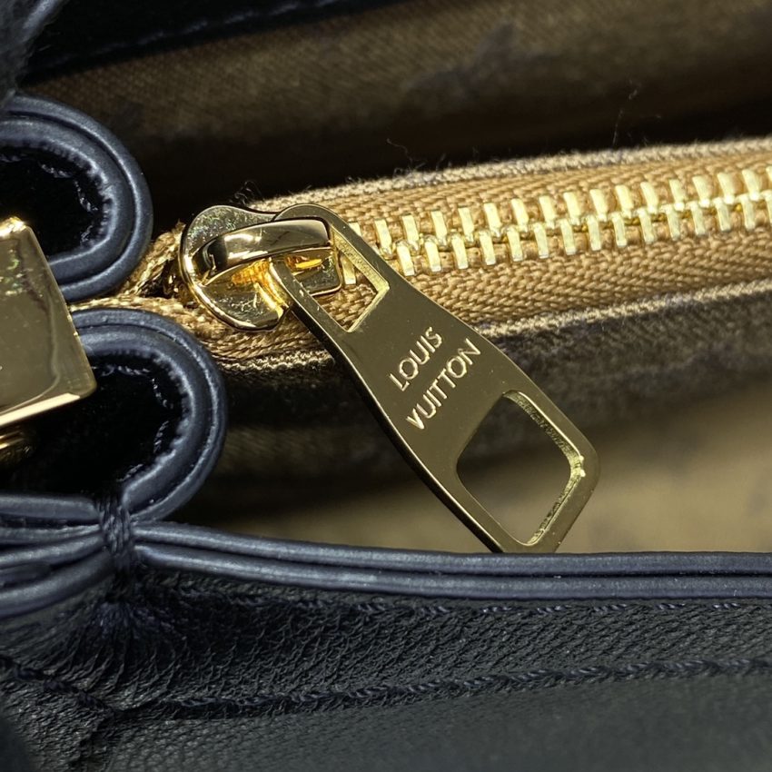 Replica Louis Vuitton Dauphine MM Black - realistic designer-inspired fake bag