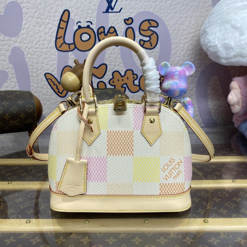 Replica Louis Vuitton Alma BB Checkered - best-selling designer handbag dupe