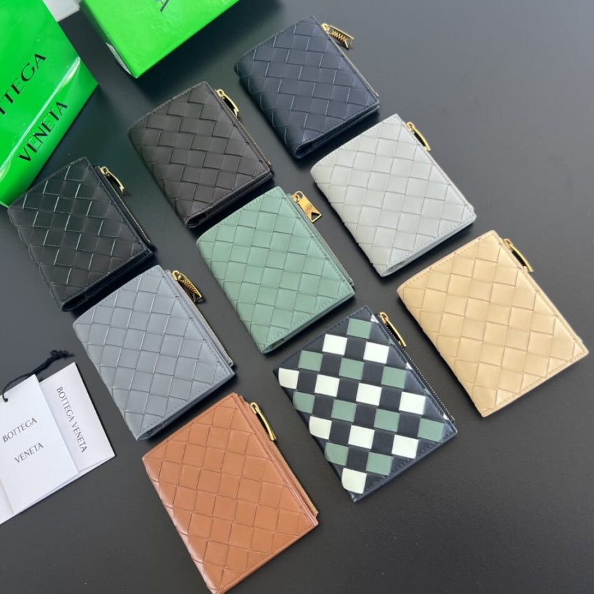 Replica Bottega Veneta Bifold Zipper Wallet - Best Fake Designer Bags