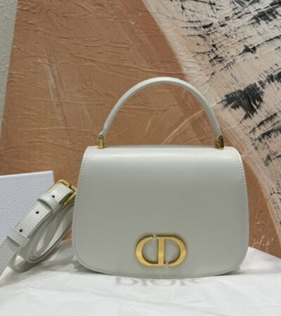Replica Dior 30  Montaigne Avenue Top Handle White - Best Fake Designer Bags