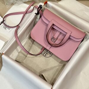 Replica Hermes Halzan Pink - Best Fake Designer Bags