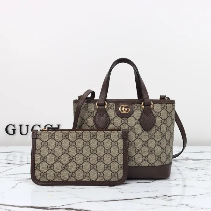 Replica GUCCI OPHIDIA SMALL GG TOTE BAG - Best Fake Designer Bags