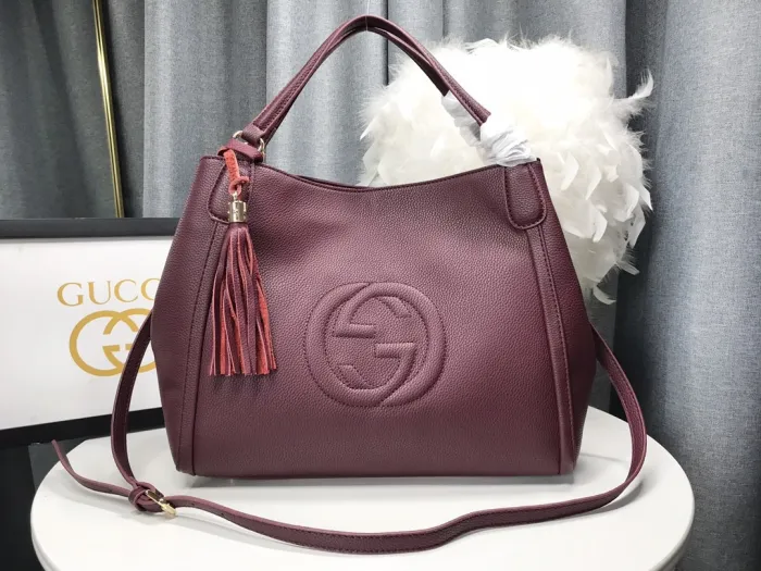 Replica GUCCI SOHO INTERLOCKING G - Best Fake Designer Bags
