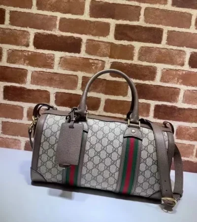 Replica Gucci Small Ophidia GG Web Duffle Bag - Best Fake Designer Bags