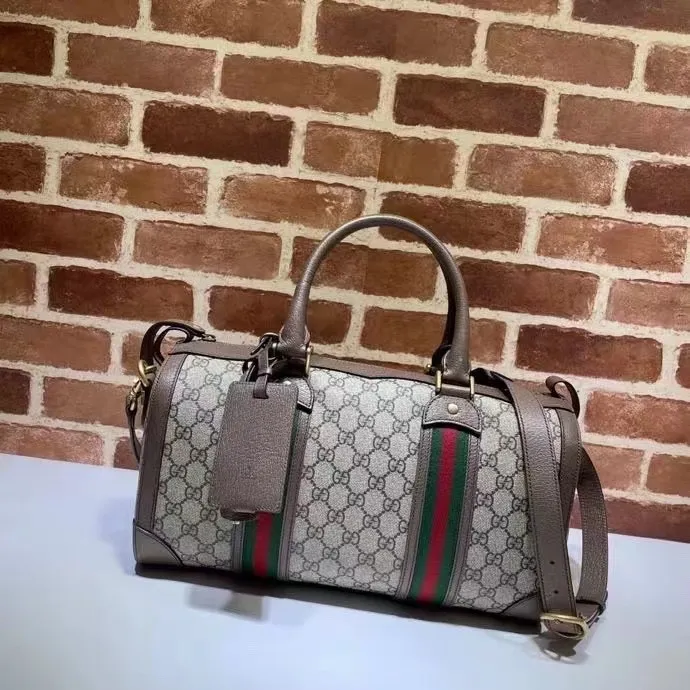 Replica Gucci Small Ophidia GG Web Duffle Bag - Best Fake Designer Bags