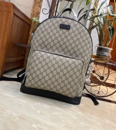 Replica GUCCI MEDIUM GG BACKPACK WITH TAG - Best Fake Designer Bags