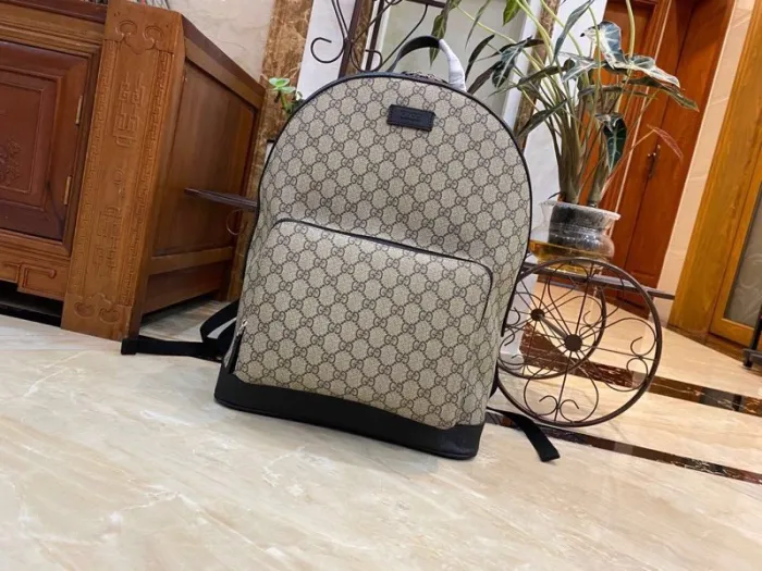 Replica GUCCI MEDIUM GG BACKPACK WITH TAG - Best Fake Designer Bags