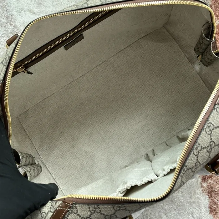 Replica GUCCI DUFFEL BAG GG SUPREME CANVAS - best quality luxury bag dupe