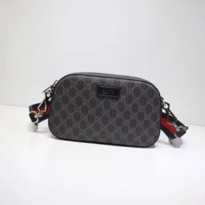 Replica GUCCI BLACK CROSSBODY BAG - high-end fake designer purse
