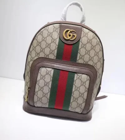 Replica GUCCI OPHIDIA GG SMALL BACKPACK - Best Fake Designer Bags