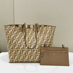 Replica Fendi Two Side Small Tote Beige - Best Fake Designer Bags
