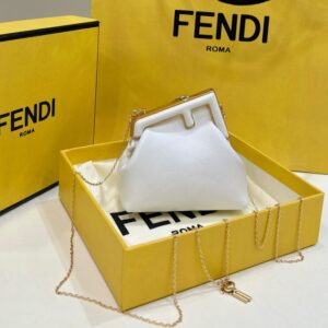 Replica Fendi  First Mini White - Best Fake Designer Bags