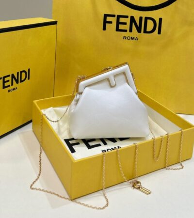 Replica Fendi  First Mini White - Best Fake Designer Bags