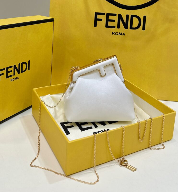 Replica Fendi  First Mini White - Best Fake Designer Bags